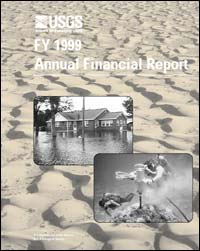 Cover of the FY 1999 Annual Financial Report and hyperlink to the PDF file