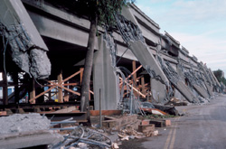 Cypress freeway damage