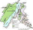 Map: Geology and physiography