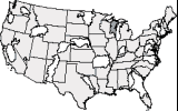 Map of 20 NAWQA Study Units sampled during 1992-95