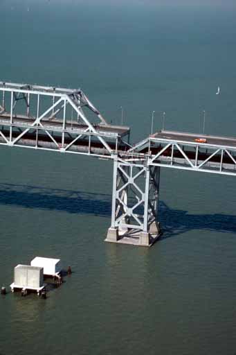 San Francisco-Oakland Bay Bridge - October 17, 1989