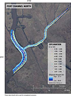 Thumbnail image showing downloadable shapefile of grid error for Porth Channel North