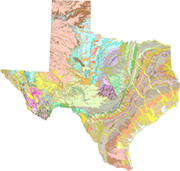 thumbnail of geologic map of texas and link to Report