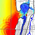  maximum tsunami wave heights from MOST model thumbnail