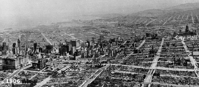 san francisco earthquake of 1906. San Francisco in 1906