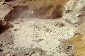 photograph of mudpot at Lassen Volcanic National Park