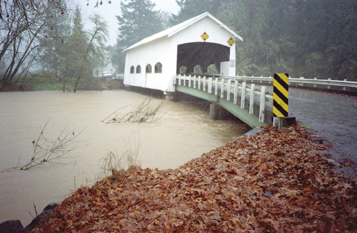 Flooding on the Calapooya River, November 1996