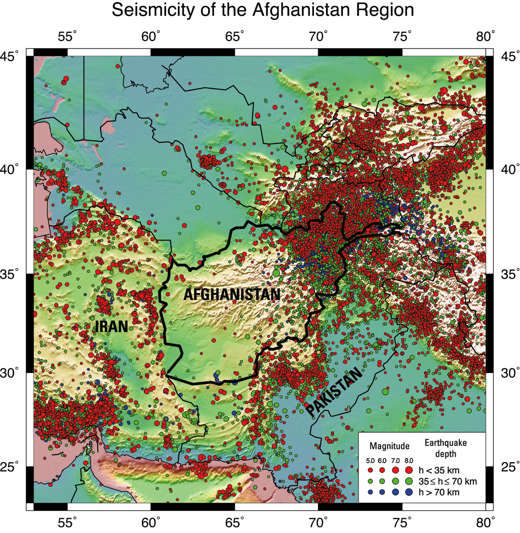 Assessing the Seismic Hazards of Afghanistan