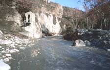 Figure 10 is a photograph showing a City Creek Streamgage near Highland, California.