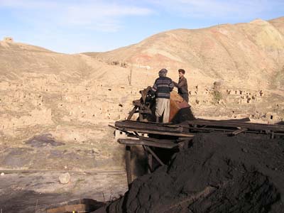 Coal tipple, Dudkash Mine, Baghlan Province, north-central Afghanistan