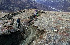 Photograph of fault