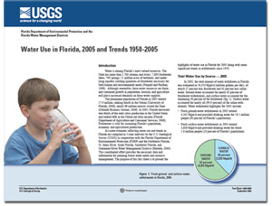 Water Use in Florida Graphic and link to report
