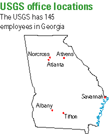 GA location map