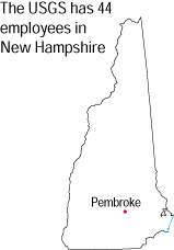 Location map of New Hampshire