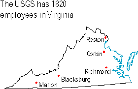 Virginia location map