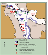 Map of aquifer area