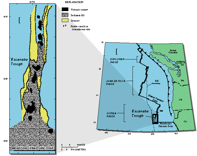 Geologic map and location map.