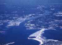Figure 10. Cape Cod Canal is located in the drainage way of Glacial Lake Cape Cod.  