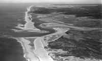 Figure 15. Aerial photograph of embayed coastline, Nauset to Chatham.