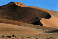 High dunes of the Namib desert near Sossusviei, Namibia