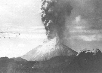 Photograph of Parícutin Volcano, Mexico, 1947