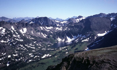 Photograph showing the Chiwaukum Mountains in the Chelan Quadrangle of Washington State