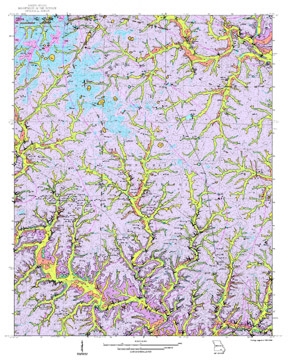 Thumbnail image of the geologic map of the Low Wassie Quadrangle