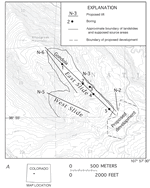thumbnail of figure 1 in report: Landslide boundaries within Gunnison