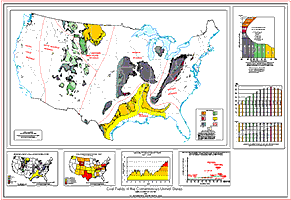 A map (6.8 mb downloadable PDF file) of coal fields of the conterminous United States.