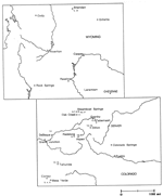 thumbnail of Figure 1 in report: index map of Colorado and Wyoming