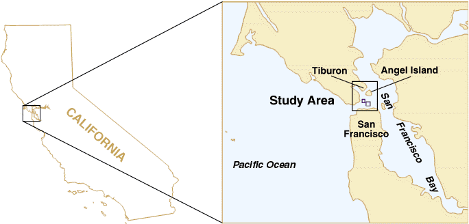 Location Map of San Francisco Bay