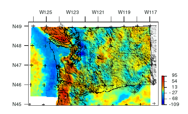Isostatic Gravity Map