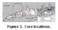 Figure 3 - Core locations.