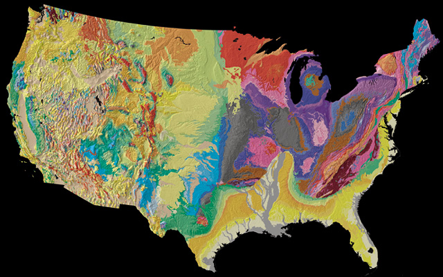 United States Map Terrain