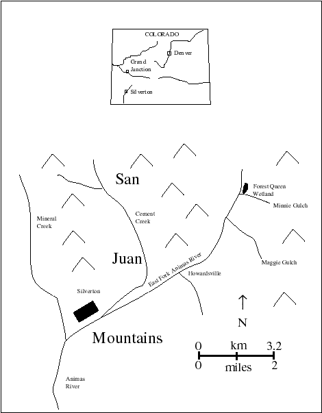 Figure 1. Location map of the Forest Queen Wetland.