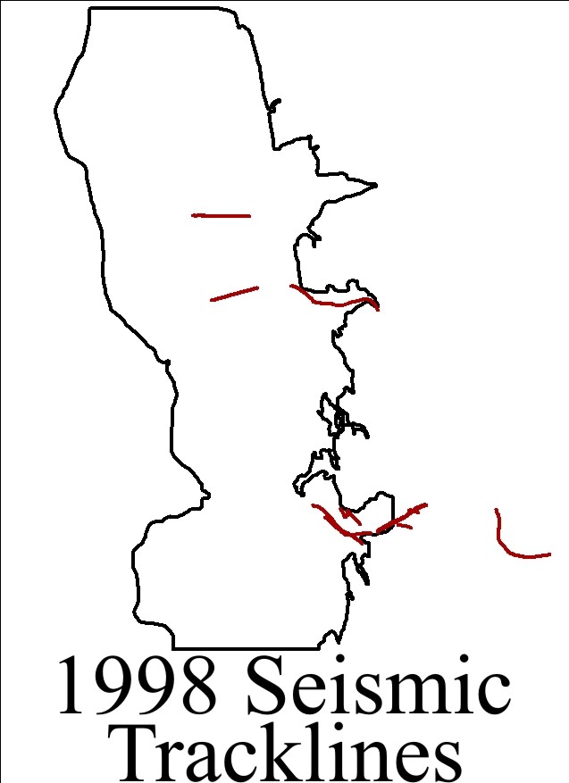 1998 Seismic Tracklines