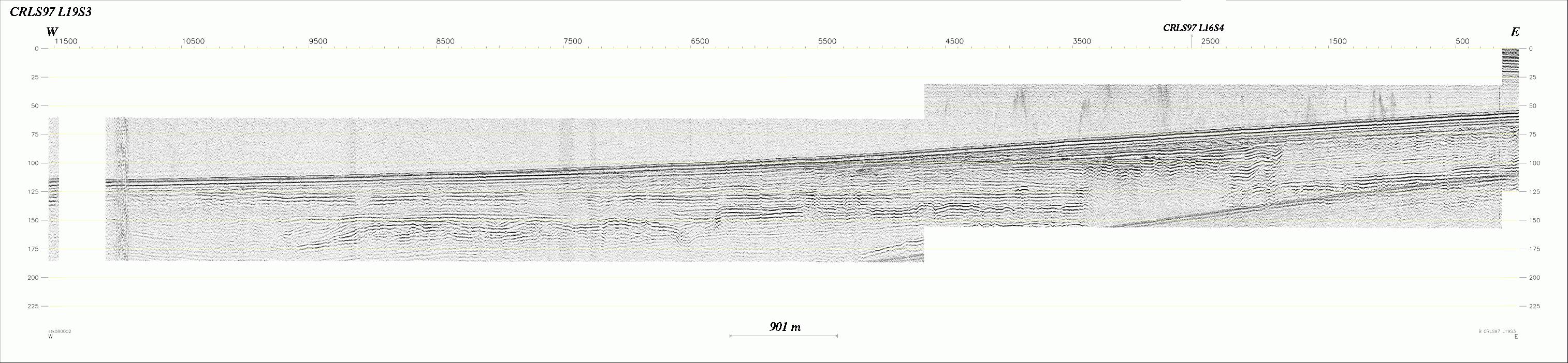 Seismic Reflection Profile Line No.: L19s3 (349446 bytes)