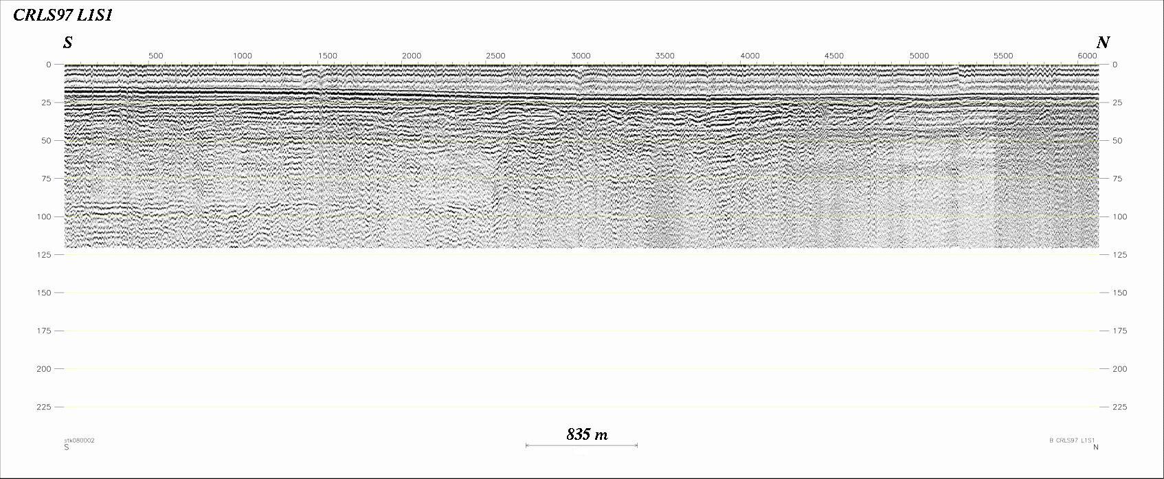 Seismic Reflection Profile Line No.: L1s1 (224698 bytes)