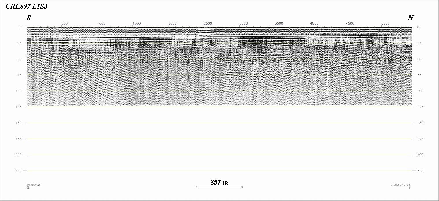 Seismic Reflection Profile Line No.: L1s3 (209059 bytes)
