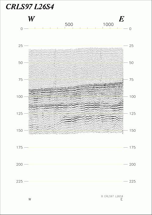 Seismic Reflection Profile Line No.: L26s4 (49368 bytes)