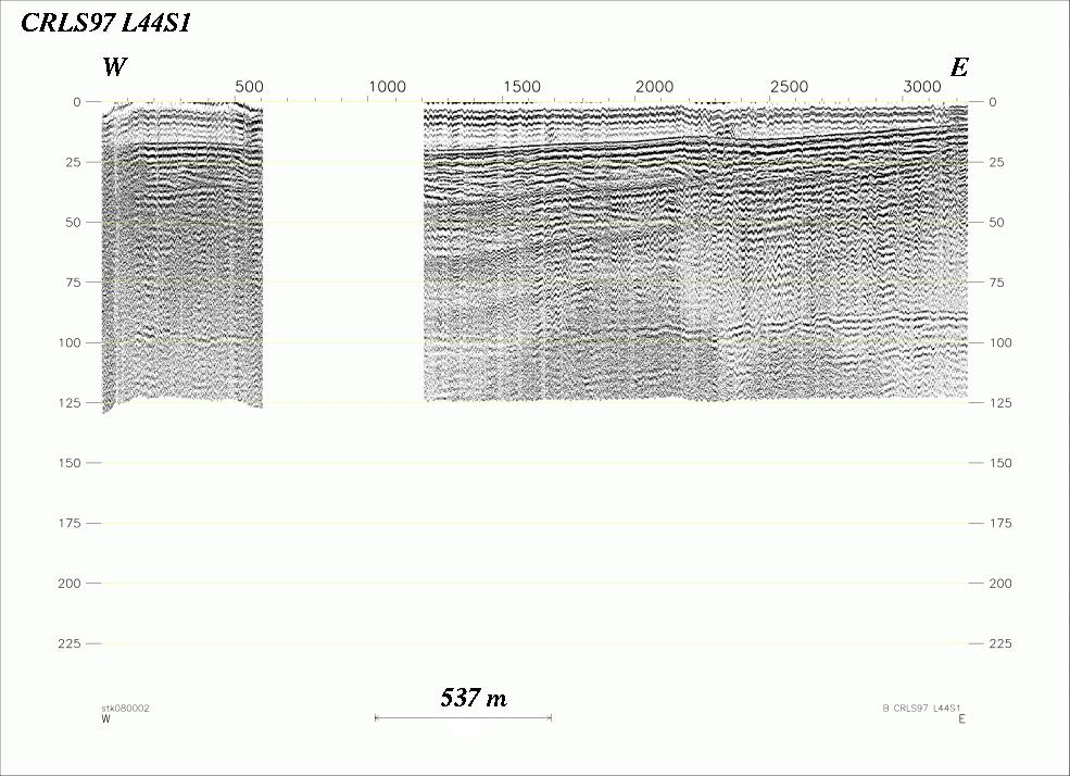 Seismic Reflection Profile Line No.: L44s1 (110919 bytes)