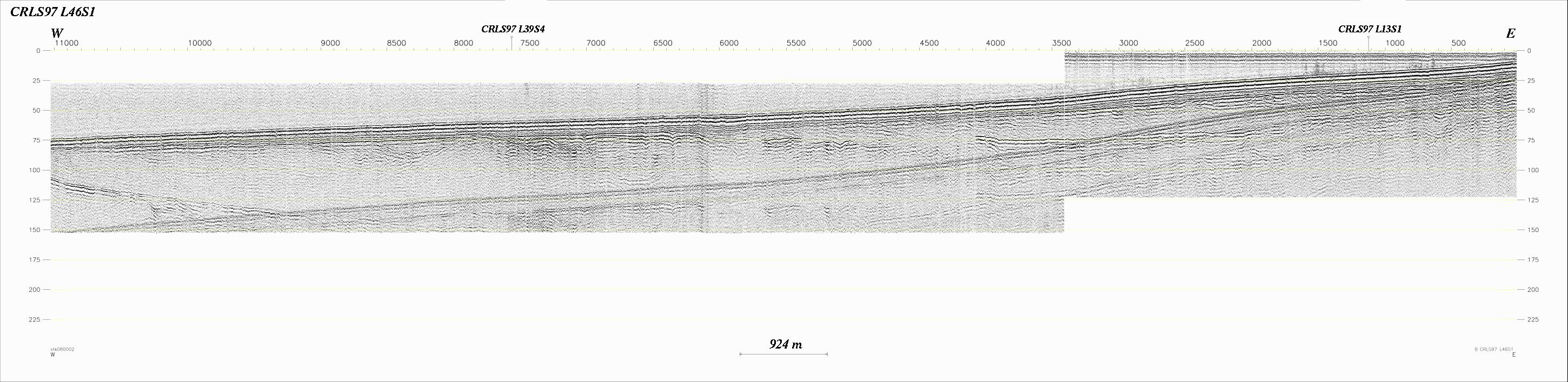 Seismic Reflection Profile Line No.: L46s1 (365690 bytes)