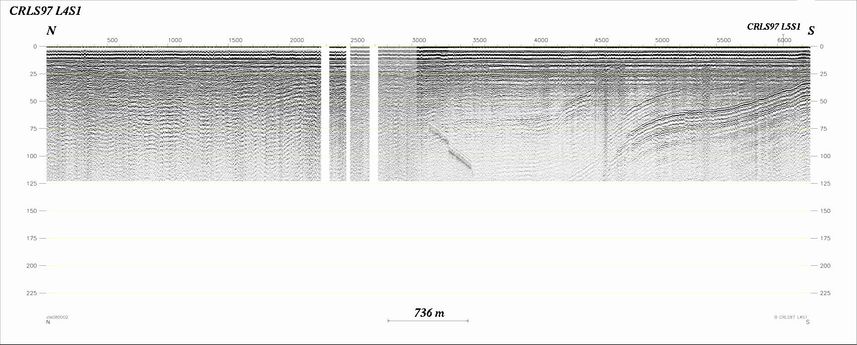 Seismic Reflection Profile Line No.: L4s1 (217376 bytes)