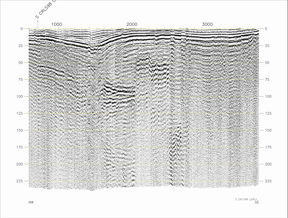 Seismic Reflection Profile, Line No.: L24s1  (179487 bytes)