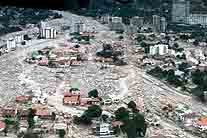 Figure 16. December 1999 debris-flow damage to the city of Caraballeda