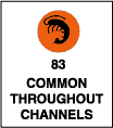 Common throughout channels: shrimp/crayfish (83).