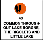 Common throughout Lake Borgne, The Rigolets, and Little Lake: oysters/clams (43).