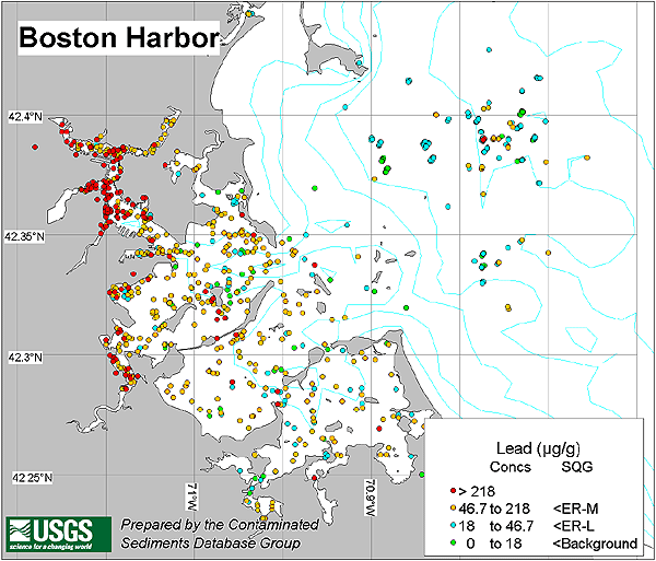 Lead in Boston Harbor
