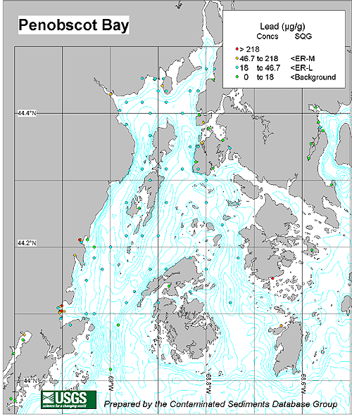 Lead in Penobscot Bay