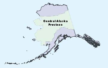 Location of the Central Province of Alaska